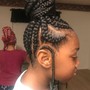 Updo braid ponytail medium