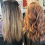 Women’s  Cut  and style Long hair