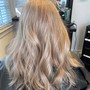 Color long hair