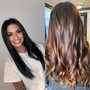 Women’s  Cut  and style Long hair