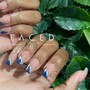 Manicure w| Gel Overlay and Nail Art (5 designs per hand)