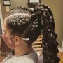 2 layer French braids