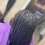 Box Braids over Dreads