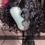 Quick Weave half up have down