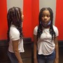 Jumbo knotless braids