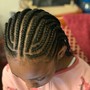 Large Knotless Box Braids