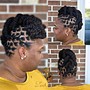 Bantu Knots Curls Locs or Natural Hair