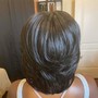 Blowout /Silk Press /Trim (Natural Hair)