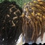 Box Braids or Twists with hair