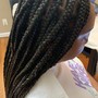 Box Braids Medium $25 deposit due at booking !