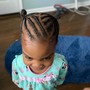 Kid's Braids (2 braids) up to age 12