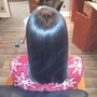 Corn roll with Sew in Weave