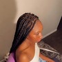 straight back braids (not design)