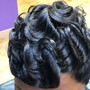 Natural Hair Silk Press