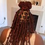 Smedium Senegalese Twist mid back