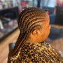 Small Straight back Braids