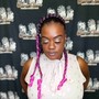 Mohawk/Updo w/Crochet Braids