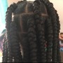 Sister locs retie/interlock 4directional