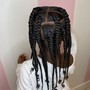 Feed In Braids with Weave