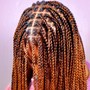 Medium Human Hair Box Braids