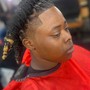 Braids/ dreads  taper/fade