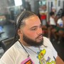 Braids/ dreads  taper/fade