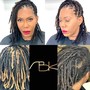 Loc Retwist + Shampoo (No F/S Luxxe MiRI Treatment) | Basic Loc Style)