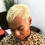 Bleach / Lighten short hair