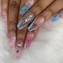 Full Nail Crystal Art