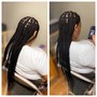 Large Knotless Braids