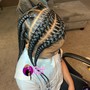 Kids 6 stitch braids