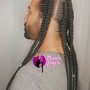 Small Straight back Cornrows