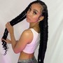 Medium Knotless Braids