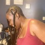 Large Two Buns Stitch Braids