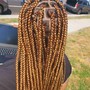 Natural Hair Box Braids