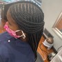 Small Box Braids (with knot)