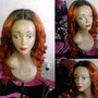 Custom closure wigs