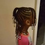 Kid's Braids with Beads