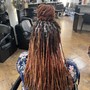 Retwist / Palm roll - Above shoulders