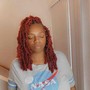 Large  Hip Length knotless Braids