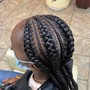 Kid's large Lemonade braids