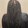 Large  Hip Length knotless Braids