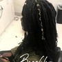 Smedium Boho  Knotless braids