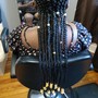 Cornrows braid extension