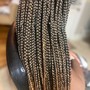 Medium Goddess Knotless Braids