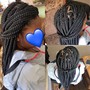 Natural hair Braids