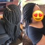 Natural hair Braids