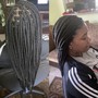 Kid's Braids with Weave