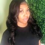 Blowout/relaxed hair