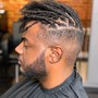 Loc Extensions High Top  fade style